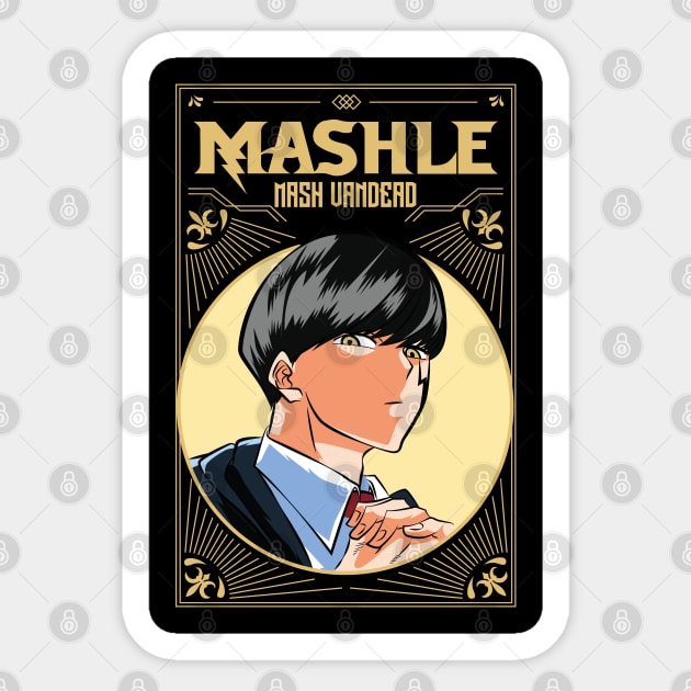 MASHLE: MAGIC AND MUSCLES (MASH VANDEAD) Sticker by FunGangStore